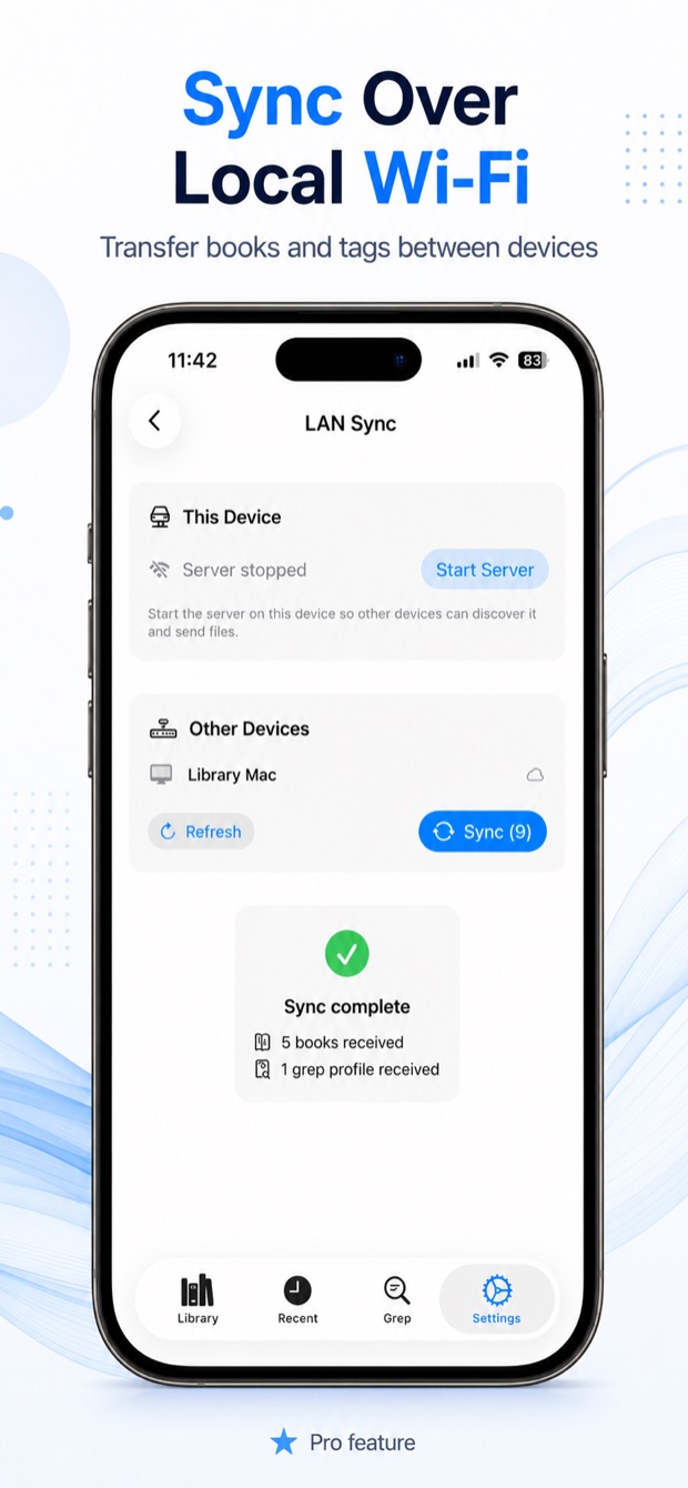 Synchronisez en Wi‑Fi local, avec découverte Apple en secours.